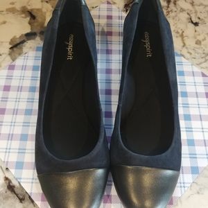 Easy Spirit Navy Danieri Wedge